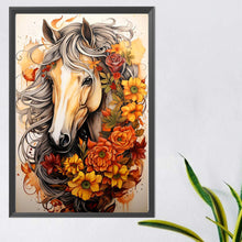 Load image into Gallery viewer, Sunflower Horse 40*60CM (canvas) Full AB Round Drill Diamond Painting
