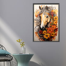 Load image into Gallery viewer, Sunflower Horse 40*60CM (canvas) Full AB Round Drill Diamond Painting
