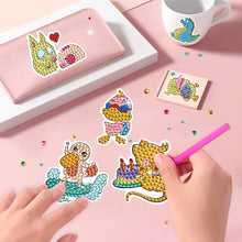 Load image into Gallery viewer, 43 PCS Diamond Painting Sticker Gem Sticker for Boy Gift (Dolphin Duck Pig)
