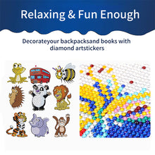 Load image into Gallery viewer, 35 PCS Diamond Painting Sticker Gem Sticker for Boy Gift (Milk Cow Tiger Rabbit)
