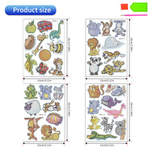 Load image into Gallery viewer, 35 PCS Diamond Painting Sticker Gem Sticker for Boy Gift (Milk Cow Tiger Rabbit)
