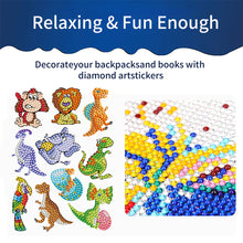 Load image into Gallery viewer, 38 PCS Diamond Painting Sticker Gem Sticker for Boy Gift (Dinosaur Bee Turtle)
