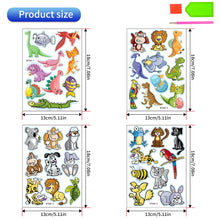 Load image into Gallery viewer, 38 PCS Diamond Painting Sticker Gem Sticker for Boy Gift (Dinosaur Bee Turtle)
