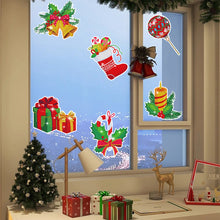 Load image into Gallery viewer, 6 PCS Christmas Diamonds Painting Stickers Kit for Boy Girls Gift (Bells Candle)
