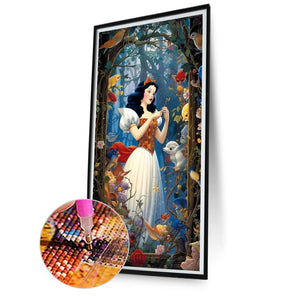 Disney Princess 40*80CM (canvas) Full Square Drill Diamond Painting