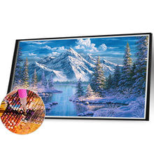 Load image into Gallery viewer, Snow Mountain Scenery 40*30CM (canvas) Full Square Drill Diamond Painting

