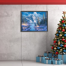 Load image into Gallery viewer, Snow Mountain Scenery 40*30CM (canvas) Full Square Drill Diamond Painting
