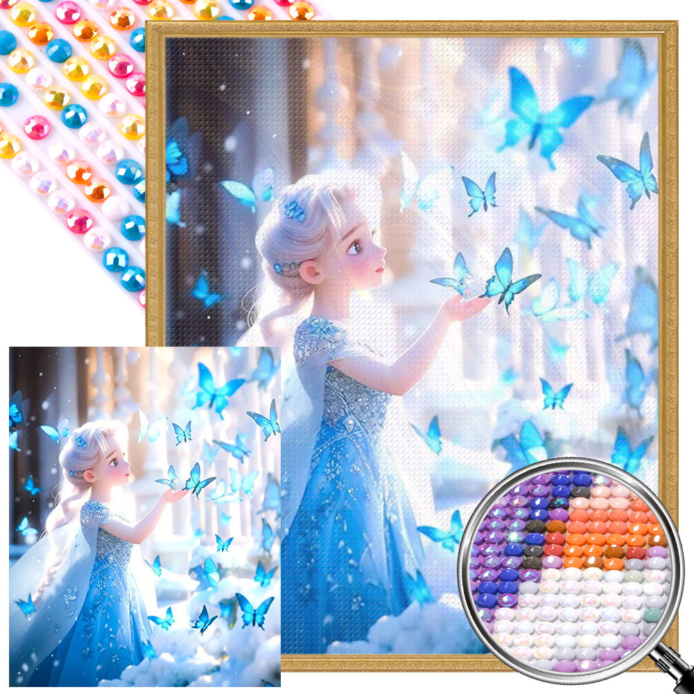 Disney Princess-Frozen 40*50CM (canvas) Full AB Round Drill Diamond Painting