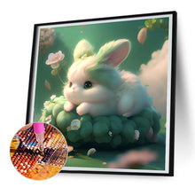 Load image into Gallery viewer, Green Bunny 30*30CM (canvas) Full Round Drill Diamond Painting
