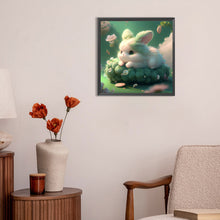 Load image into Gallery viewer, Green Bunny 30*30CM (canvas) Full Round Drill Diamond Painting
