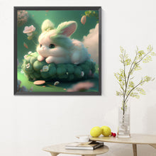 Load image into Gallery viewer, Green Bunny 30*30CM (canvas) Full Round Drill Diamond Painting
