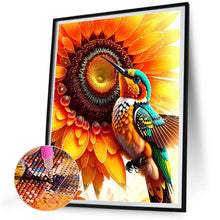 Load image into Gallery viewer, Sunflowers And Hummingbirds 30*40CM (canvas) Full Round Drill Diamond Painting
