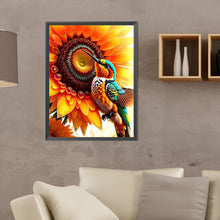 Load image into Gallery viewer, Sunflowers And Hummingbirds 30*40CM (canvas) Full Round Drill Diamond Painting
