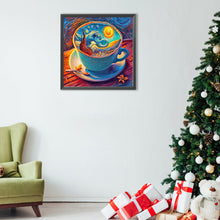 Load image into Gallery viewer, Starry Sky Coffee 40*40CM (canvas) Full Round Drill Diamond Painting
