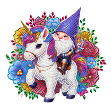 Load image into Gallery viewer, Unicorn Knight Goblin 30*30CM (canvas) Partial Special-Shaped Drill Diamond Painting
