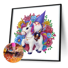 Load image into Gallery viewer, Unicorn Knight Goblin 30*30CM (canvas) Partial Special-Shaped Drill Diamond Painting
