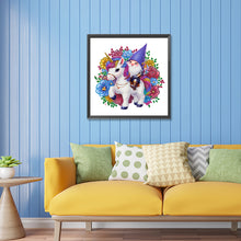 Load image into Gallery viewer, Unicorn Knight Goblin 30*30CM (canvas) Partial Special-Shaped Drill Diamond Painting
