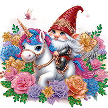 Load image into Gallery viewer, Unicorn Knight Goblin 30*30CM (canvas) Partial Special-Shaped Drill Diamond Painting
