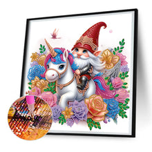 Load image into Gallery viewer, Unicorn Knight Goblin 30*30CM (canvas) Partial Special-Shaped Drill Diamond Painting
