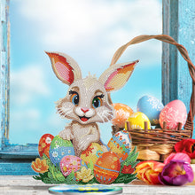 Load image into Gallery viewer, DIY Diamond Painting Desktop Ornaments Kit for Office Decor (Easter Egg Bunny)
