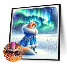 Load image into Gallery viewer, Aurora Fox 30*30CM (canvas) Full Round Drill Diamond Painting
