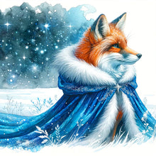 Load image into Gallery viewer, Aurora Fox 30*30CM (canvas) Full Round Drill Diamond Painting
