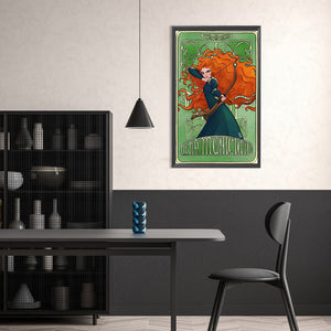 Merida 30*50CM (canvas) Full Round Drill Diamond Painting