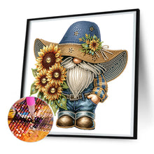 Load image into Gallery viewer, Sunflower Cowboy Goblin 30*30CM (canvas) Partial Special-Shaped Drill Diamond Painting
