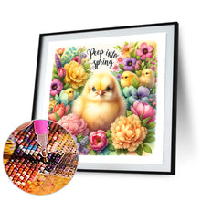 Load image into Gallery viewer, Easter Chick Bunny 30*30CM (canvas) Full Round Drill Diamond Painting
