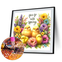 Load image into Gallery viewer, Easter Chick Bunny 30*30CM (canvas) Full Round Drill Diamond Painting
