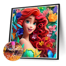 Load image into Gallery viewer, Mermaid Ariel 50*50CM (canvas) Full Round Drill Diamond Painting
