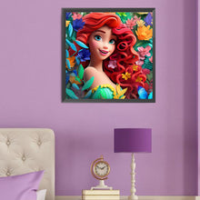 Load image into Gallery viewer, Mermaid Ariel 50*50CM (canvas) Full Round Drill Diamond Painting
