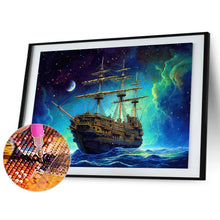 Load image into Gallery viewer, Sea Sailing Boat 40*30CM (canvas) Full Round Drill Diamond Painting
