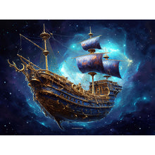 Load image into Gallery viewer, Sea Sailing Boat 40*30CM (canvas) Full Round Drill Diamond Painting
