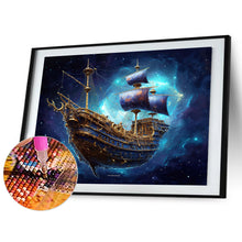 Load image into Gallery viewer, Sea Sailing Boat 40*30CM (canvas) Full Round Drill Diamond Painting
