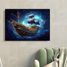 Load image into Gallery viewer, Sea Sailing Boat 40*30CM (canvas) Full Round Drill Diamond Painting
