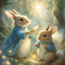 Load image into Gallery viewer, Rabbit Magic In The Forest 30*30CM (canvas) Full Round Drill Diamond Painting
