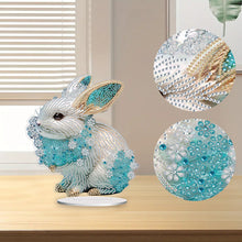 Load image into Gallery viewer, Chinese Zodiac Rabbit Diamond Painting Desktop Ornament for Office Desktop Decor
