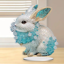 Load image into Gallery viewer, Chinese Zodiac Rabbit Diamond Painting Desktop Ornament for Office Desktop Decor
