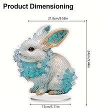 Load image into Gallery viewer, Chinese Zodiac Rabbit Diamond Painting Desktop Ornament for Office Desktop Decor
