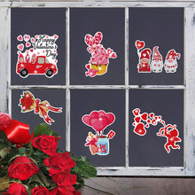 Load image into Gallery viewer, 6 Pcs Valentine Diamond Painting Sticker Gem Sticker for Boy Girls Gift (Gnome)
