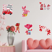 Load image into Gallery viewer, 6 Pcs Valentine Diamond Painting Sticker Gem Sticker for Boy Girls Gift (Gnome)
