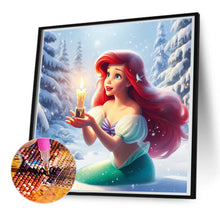 Load image into Gallery viewer, Mermaid Princess Ariel 50*50CM (canvas) Full Round Drill Diamond Painting
