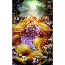 Load image into Gallery viewer, Long Hair Princess 30*50CM (canvas) Full Round Drill Diamond Painting
