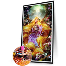 Load image into Gallery viewer, Long Hair Princess 30*50CM (canvas) Full Round Drill Diamond Painting
