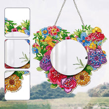 Load image into Gallery viewer, Heart Wreath DIY Special Shaped Diamond Painting Mirror for Beginner Kid Adult
