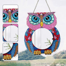 Load image into Gallery viewer, Owl DIY Special Shaped Diamond Painting Makeup Mirror Kit for Beginner Kid Adult
