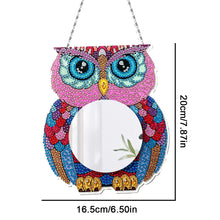 Load image into Gallery viewer, Owl DIY Special Shaped Diamond Painting Makeup Mirror Kit for Beginner Kid Adult
