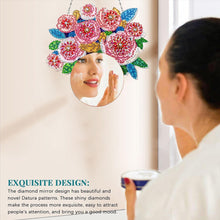 Load image into Gallery viewer, Special Shaped DIY Diamond Painting Mirror Vase Diamond Painting Makeup Mirror

