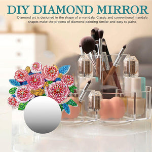 Special Shaped DIY Diamond Painting Mirror Vase Diamond Painting Makeup Mirror